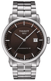 Tissot Luxury Powermatic 80 Brown Dial Silver Steel Strap Watch For Men - T086.407.11.291.00 Authentic Buy Shop Now