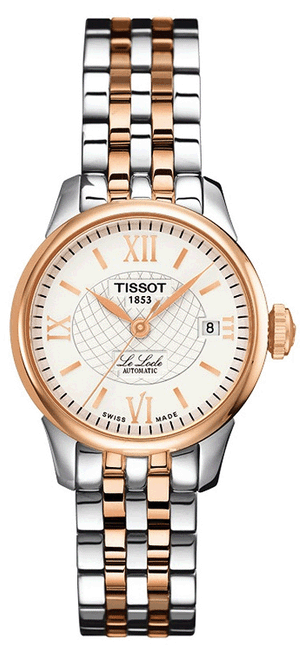 Tissot Le Locle Automatic Small Lady Silver Dial Two Tone Steel Strap Watch For Women - T41.2.183.33 Authentic Buy Shop Now
