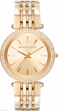 Michael Kors Darci Gold Dial Gold Steel Strap Watch for Women - MK4325 Authentic Buy Shop Now