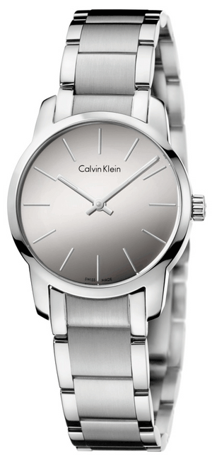 Calvin Klein City Silver Dial Silver Steel Strap Watch for Women - K2G23148 Authentic Buy Shop Now