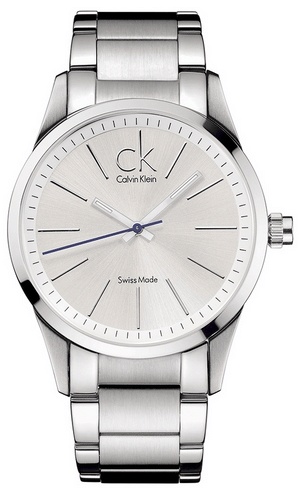 Calvin Klein Bold White Dial Silver Steel Strap Watch for Men - K2241120 Authentic Buy Shop Now