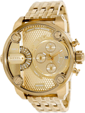 Diesel Big Daddy Analog Gold Dial Gold Stainless Steel Watch For Men - DZ7287 Authentic Buy Shop Now