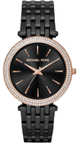 Michael Kors Darci Black Dial Black Steel Strap Watch for Women - MK3407 Authentic Buy Shop Now