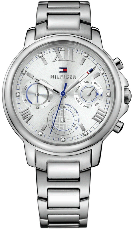 Tommy Hilfiger Claudia Silver Dial Silver Steel Strap Watch for Women - 1781741 Authentic Buy Shop Now
