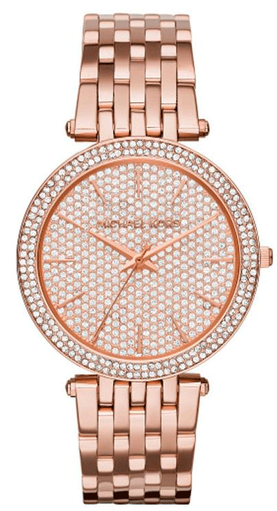 Michael Kors Darci Rose Gold Dial Rose Gold Steel Strap Watch for Women - MK3439 Authentic Buy Shop Now