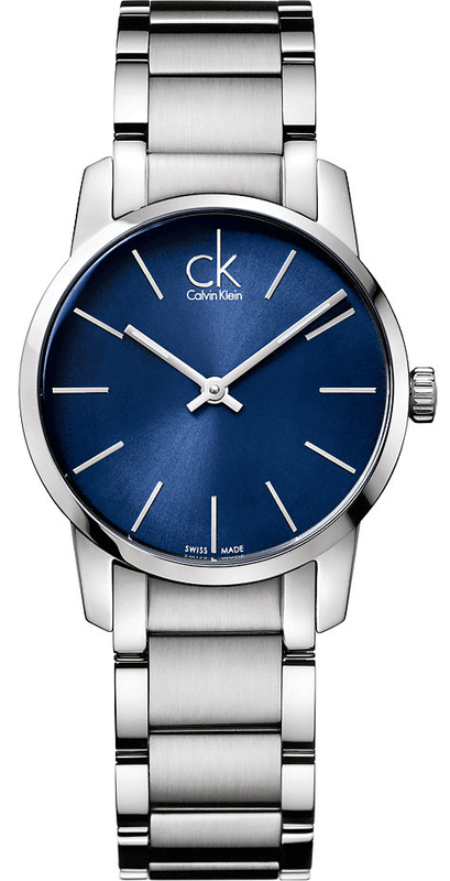 Calvin Klein City Blue Dial Silver Steel Strap Watch for Women - K2G2314N Authentic Buy Shop Now