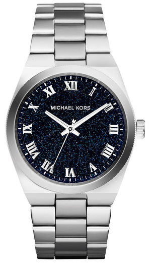 Michael Kors Channing Midnight Blue Dial Silver Steel Strap Watch for Women - MK6113 Authentic Buy Shop Now