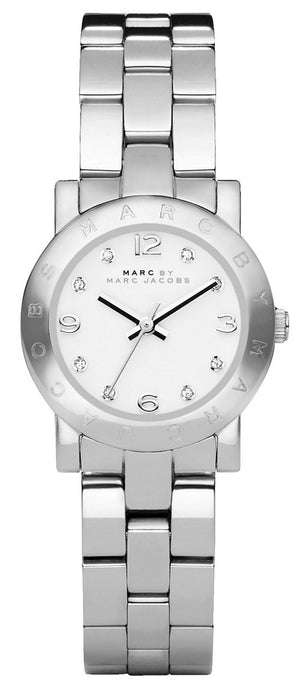 Marc Jacobs Mini Amy White Dial Silver Steel Strap Watch for Women - MBM3055 Authentic Buy Shop Now