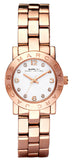 Marc Jacobs Mini Amy White Dial Rose Gold Steel Strap Watch for Women - MBM3078 Authentic Buy Shop Now