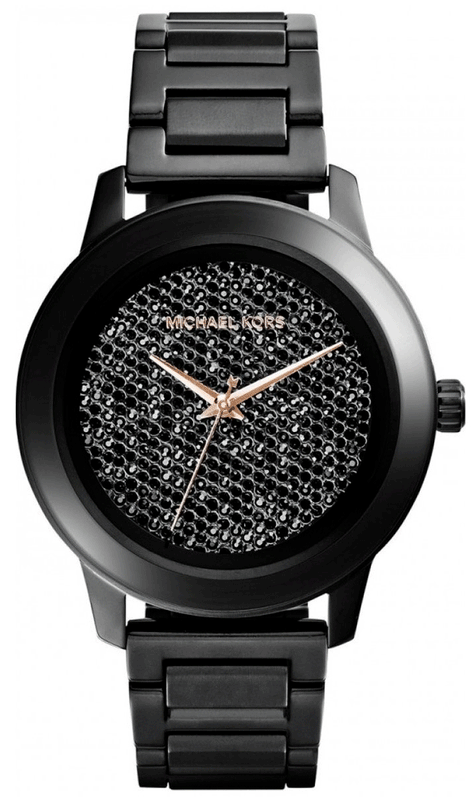 Michael Kors Kinley Silver Dial Black Steel Strap Watch for Women - MK5999 Authentic Buy Shop Now