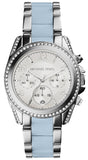 Michael Kors Blair Silver Dial Two Tone Steel Strap Watch for Women - MK6137 Authentic Buy Shop Now