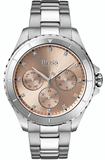 Hugo Boss Premiere Rose Gold Dial Silver Steel Strap Watch for Women - 1502444 Authentic Buy Shop Now