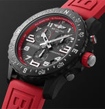 Breitling Endurance Pro Black Dial Red Rubber Strap Watch for Men - X82310D91B1S1 Authentic Buy Shop Now