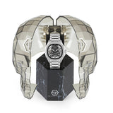 Philipp Plein High-Conic Automatic Silver Dial Silver Steel Strap Watch For Men - PWRAA0223 Authentic Buy Shop Now