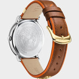 Versace V-Circle Quartz Mother of Pearl Dial Brown Leather Strap Watch for Women - VBP03017 Authentic Buy Shop Now