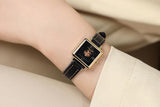 Coach Black Square Dial Black Leather Strap Watch for Women - 14503695 Authentic Buy Shop Now