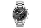 Hugo Boss Pioneer Black Dial Silver Steel Strap Watch for Men - 1513712 Authentic Buy Shop Now