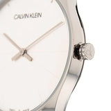 Calvin Klein Full Moon White Dial White Leather Strap Watch for Women - K8Y231L6 Authentic Buy Shop Now
