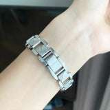 Burberry Signature Silver Dial Silver Steel Strap Watch for Women - BU4212 Authentic Buy Shop Now