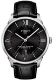 Tissot Chemin Des Tourelles Powermatic 80 Black Dial Black Leather Strap Watch For Men - T099.407.16.058.00 Authentic Buy Shop Now