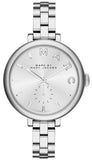 Marc Jacobs Sally Silver Dial Silver Steel Strap Watch for Women - MBM3362 Authentic Buy Shop Now