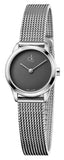 Calvin Klein Minimal Grey Dial Silver Mesh Bracelet Watch for Women - K3M2312X Authentic Buy Shop Now