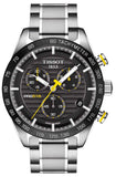 Tissot PRS 516 Chronograph Black Dial Silver Steel Strap Watch For Men - T100.417.11.051.00 Authentic Buy Shop Now