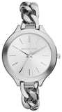 Michael Kors Slim Runway Silver Dial Silver Steel Strap Watch for Women - MK3279 Authentic Buy Shop Now