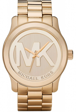 Michael Kors Runway Gold Dial Gold Steel Strap Watch for Women - MK5473 Authentic Buy Shop Now