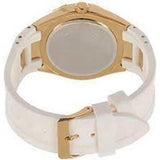 Guess Luna Diamonds White Dial White Rubber Strap Watch for Women - W0653L3 Authentic Buy Shop Now