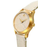 Gucci G Timeless Quartz White Dial White Leather Strap Watch For Women - YA126580A Authentic Buy Shop Now