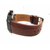 Guess Rigor Analog Black Dial Brown Leather Strap Watch For Men - W0040G8 Authentic Buy Shop Now