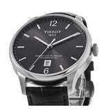 Tissot Chemin Des Tourelles Powermatic 80 Black Dial Black Leather Strap Watch For Men - T099.407.16.447.00 Authentic Buy Shop Now