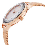 Swarovski Octea Nova Silver Dial Rose Gold Mesh Strap Watch for Women - 5650011 Authentic Buy Shop Now