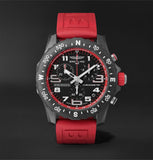 Breitling Endurance Pro Black Dial Red Rubber Strap Watch for Men - X82310D91B1S1 Authentic Buy Shop Now