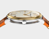 Versace V-Circle Quartz Mother of Pearl Dial Brown Leather Strap Watch for Women - VBP03017 Authentic Buy Shop Now