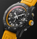 Breitling Endurance Pro Black Dial Yellow Rubber Strap Watch for Men - X82310A41B1S1 Authentic Buy Shop Now