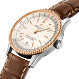 Breitling Navitimer Automatic 41 White Dial Brown Leather Strap Watch for Men - A17326211G1P2 Authentic Buy Shop Now