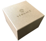 Versace V-Circle Quartz Mother of Pearl Dial Brown Leather Strap Watch for Women - VBP03017 Authentic Buy Shop Now