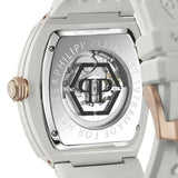Philipp Plein The Skeleton White Dial White Silicone Strap Watch for Men - PWVBA0123 Authentic Buy Shop Now