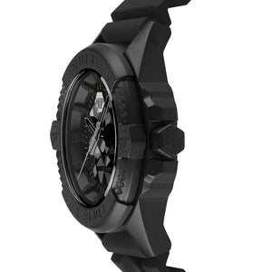 Philipp Plein The Skull Black Dial Black Silicone Strap Watch for Men - PWAAA0721 Authentic Buy Shop Now