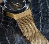 Maserati Potenza Quartz Black Dial Gold Mesh Bracelet Watch For Men - R8853108006 Authentic Buy Shop Now