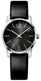 Calvin Klein City Black Dial Black Leather Strap Watch For Women - K2G23107 Authentic Buy Shop Now