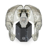 Philipp Plein The Skeleton White Dial White Silicone Strap Watch for Men - PWVBA0123 Authentic Buy Shop Now