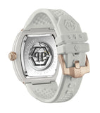 Philipp Plein The Skeleton White Dial White Silicone Strap Watch for Men - PWVBA0123 Authentic Buy Shop Now