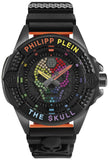 Philipp Plein The Skull Black Dial Black Silicone Strap Watch For Men - PWAAA1121 Authentic Buy Shop Now