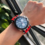 Tissot T Race Chronograph Black Dial Red Silicone Strap Watch For Men - T115.417.27.051.00 Authentic Buy Shop Now