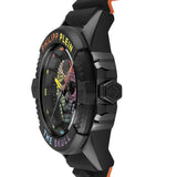 Philipp Plein The Skull Black Dial Black Silicone Strap Watch For Men - PWAAA1121 Authentic Buy Shop Now