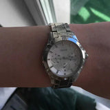 Guess Mist Quartz Silver Dial Silver Steel Strap Watch For Women - W0443L1 Authentic Buy Shop Now