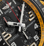 Breitling Endurance Pro Black Dial Yellow Rubber Strap Watch for Men - X82310A41B1S1 Authentic Buy Shop Now